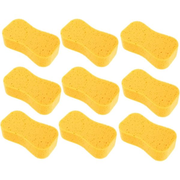 9 Pezzi Spugna Xl Per Auto Esterna 218X116X66 Cm - Spugna Universale Per Interni Di Grandi Dimensioni - Spugna Per Lavaggio Auto E Cura Del Veicolo - Spugna Multiuso Altamente Assorbente - Spugna Per Pulizia - Spugna Per Piastrelle-image