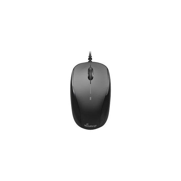 Mediarange MROS213 Mediarange Maus Usb 2.0 3 Tasten, Schwarz-image