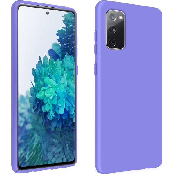 Custodia Semirigida In Silicone Per Samsung Galaxy S20 Fe, Soft Touch - Viola-image