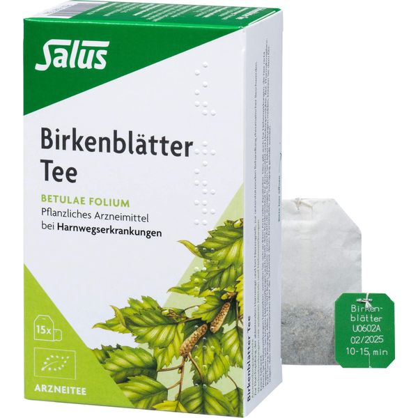 Foglie Di Betulla Salus, Tè Medicinale, Betulae Folium, Biologico 15 Pz-image