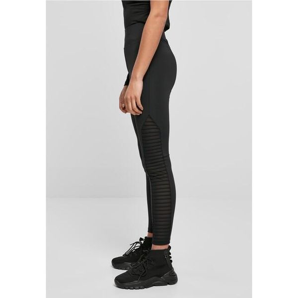Urban Classics Donna - Leggings Biker Tech A Vita Alta - Xl-image