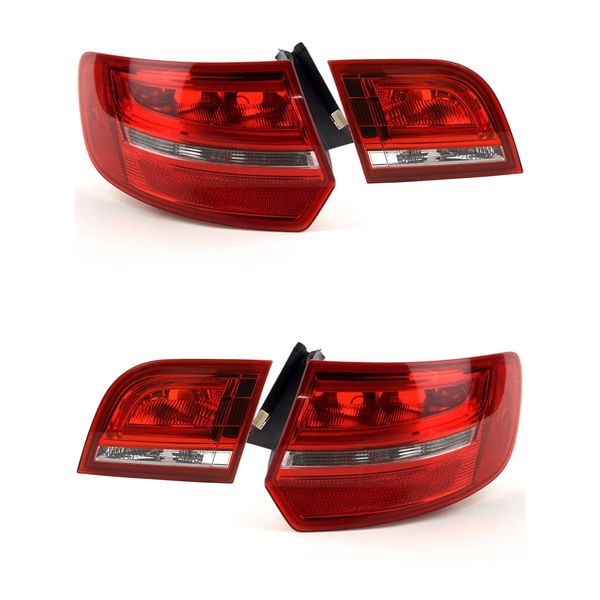 Johns, Luci Posteriori A Led Adatta Per Audi A3 8P Set Interno Esterno 08- 12 Lr 8P4945095E 8P4945093E 8P4945096E 8P4945094E-image