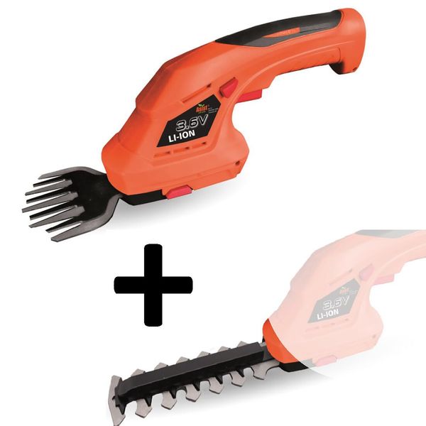 Accu Cesoie Per Erba, Cesoie Per Arbusti, 3,6V Li-Ion Asist-image