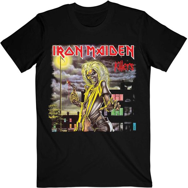 Iron Maiden - Maglietta "Killers Cover"" Da Uomo/Donna Unisex RO947 (L) (Nero)"-image