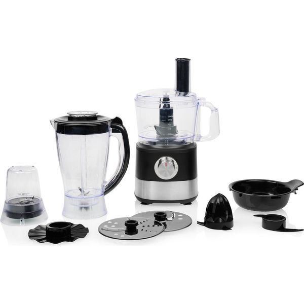 Princess 221054 Robot Da Cucina 1000 W 1,2 L Antracite, Acciaio Inox, Trasparente-image