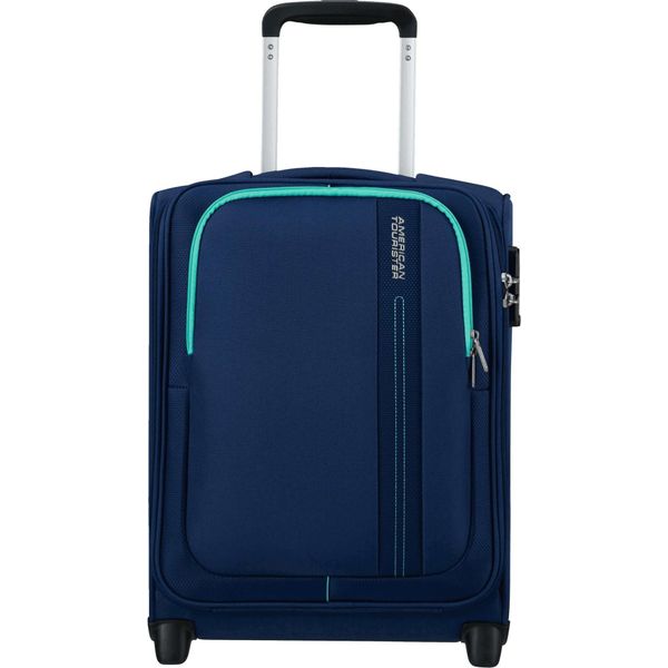 American Tourister Carrello Sea Seeker Upright Underseater Tsa Trolley Combat Navy Blu Scuro-image