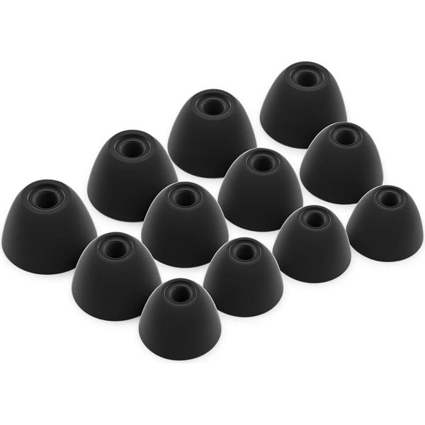 Okuli 12 X Gommini Auricolari In Silicone Ricambio Per Samsung Galaxy Buds 1 Auricolari Cuffie In Nero-image