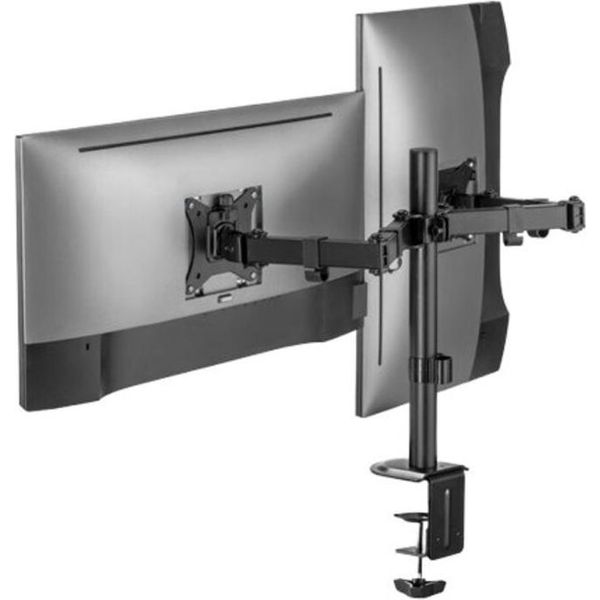 Supporto Per Tavolo Tv 2 Monitor 17"- 32"" Vesa 75X75 100X100 Supspc002"-image