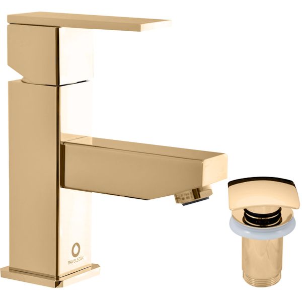 SlezáK-Rav Miscelatore Per Lavabo SlezáK Rav Loira LR527K Colore: Oro, Dimensione: 1/2''-image