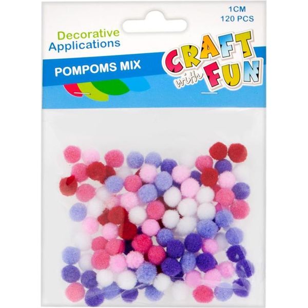 Pompon Decorativi 1Cm Mix Craft With Fun 439300-image