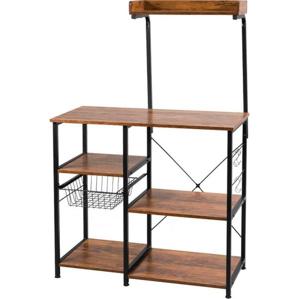 Scaffale Con Cestino Di Stoccaggio-image