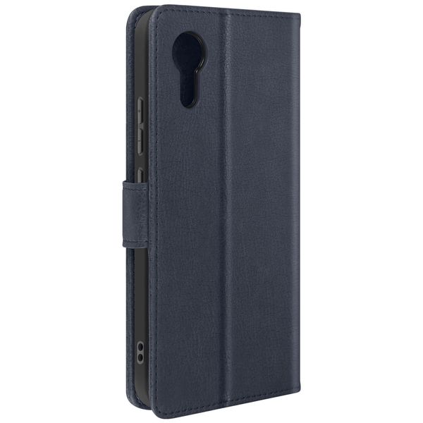 Avizar, Custodia In Ecopelle Con Funzione Di Supporto Per Samsung Galaxy Xcover 7, Blu Scuro-image