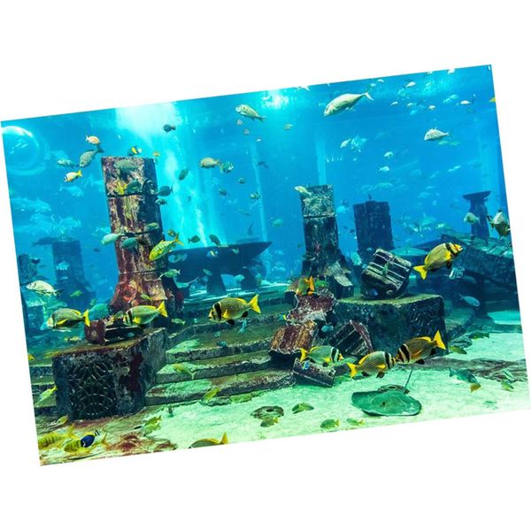 Acquario Sfondo Subacqueo, Poster Subacqueo, Poster Serbatoio Di Pesce, Decorazioni Murali Serbatoio Di Pesce, Adesivo Serbatoio Di Pesce-image