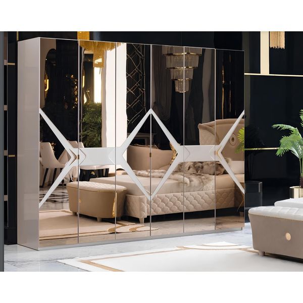 Mobili Per La Camera Da Letto In Legno Vero Legno Nuovo Armadio Armadio In Legno Armadio Solido-image