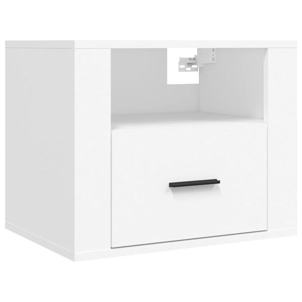 Syfax™ Comodino A Muro Bianco 50X36X40 Cm-image