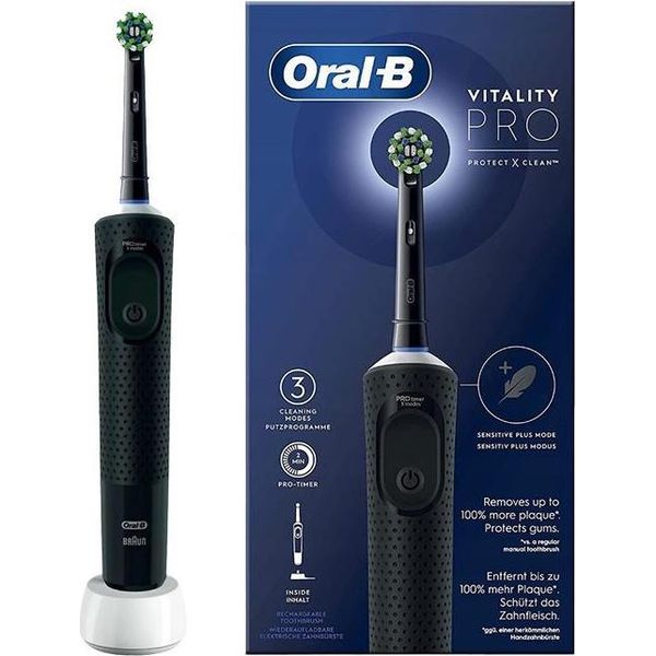 Spazzolino Elettrico Oral-B Vitality Pro D103.413.3 Nero-image