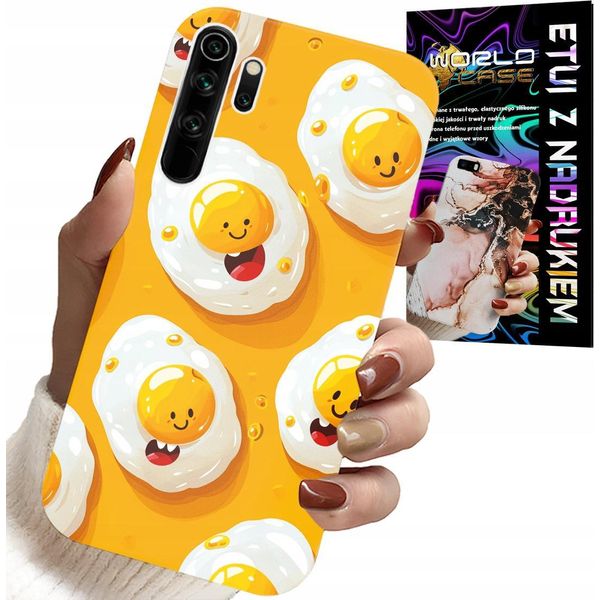 Custodia Per Xiaomi Note 8 - Dolce Uovo Sorridente + Foglio Di Alluminio-image