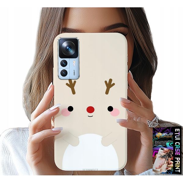Custodia Per Xiaomi 12T / 12T Pro - Renna, Renna, Motivi Natalizi-image