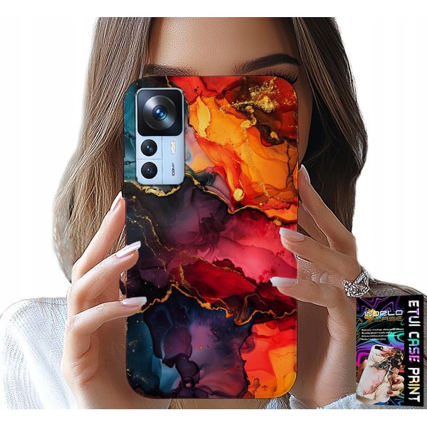 Custodia Per Xiaomi 12T / 12T Pro - Motivi In Pietra, Custodia + Vetro-image