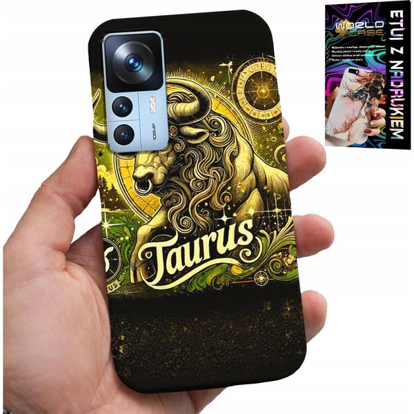 Custodia Per Xiaomi 12T / 12T Pro - Segno Zodiacale Toro Custodia Astronomica-image