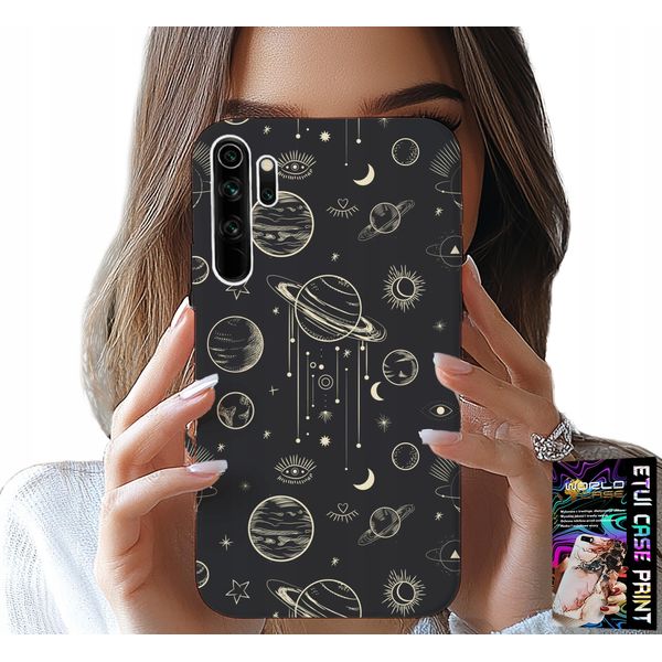 Pouzdro Pro Xiaomi Nota 8 - Cosmo Pianeti Stelle Luna + Lamina-image