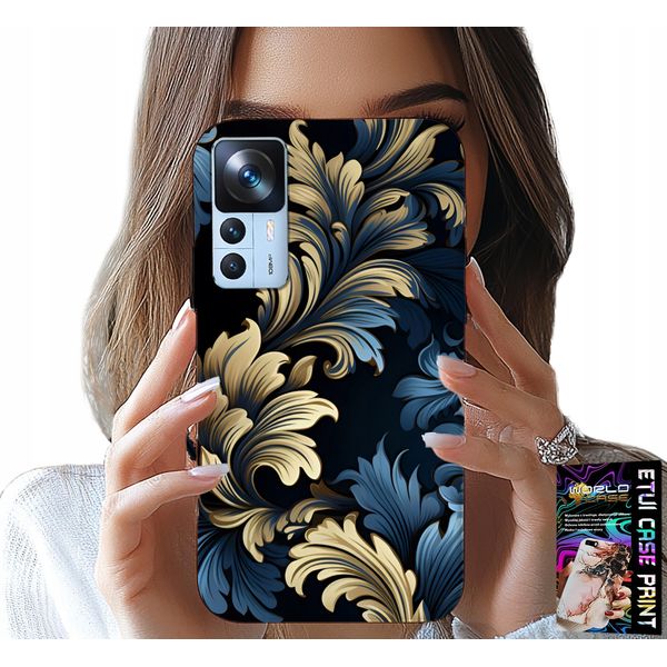 Custodia Per Xiaomi 12T / 12T Pro - Elegante Custodia Dorata Con Design Alla Moda-image