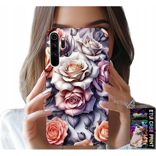 Custodia Per Xiaomi Note 8 - Motivi Floreali Rosa Fiori Custodia-image