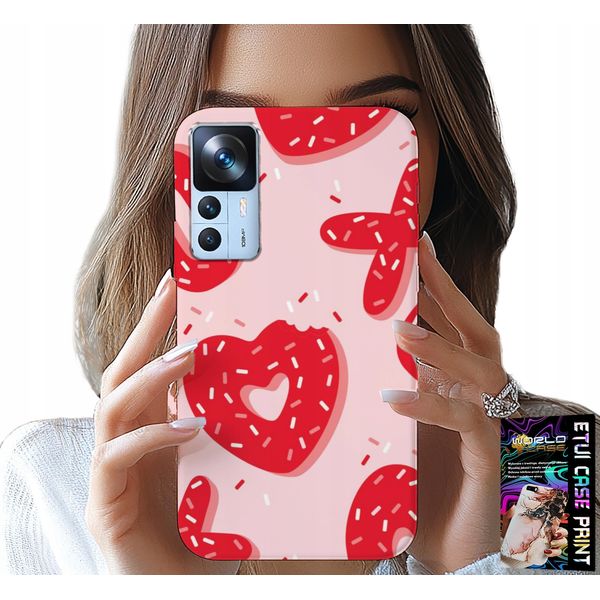 Custodia Per Xiaomi 12T / 12T Pro - Design Femminile E Alla Moda Xoxo Heart + Glass-image