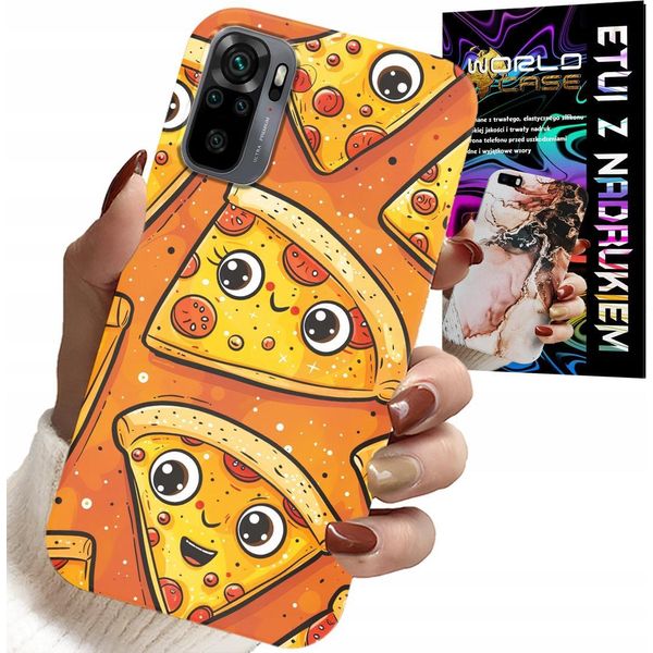 Custodia Per Xiaomi Note 10 / 10S - Dolce Sorridente Pizze Caso + Vetro-image