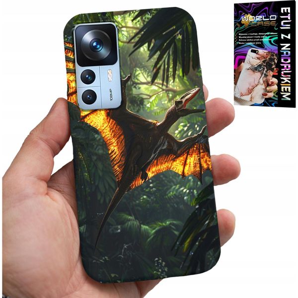 Custodia Per Xiaomi 12T / 12T Pro - Cover Posteriore Dinosauro Pterodattilo-image