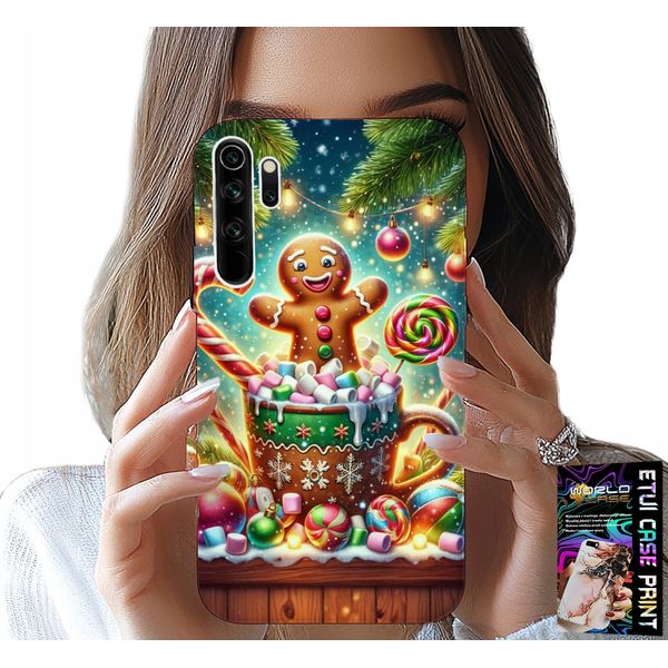 Custodia Per Xiaomi Note 8 - Motivi Natalizi Pan Di Zenzero + Lamina-image