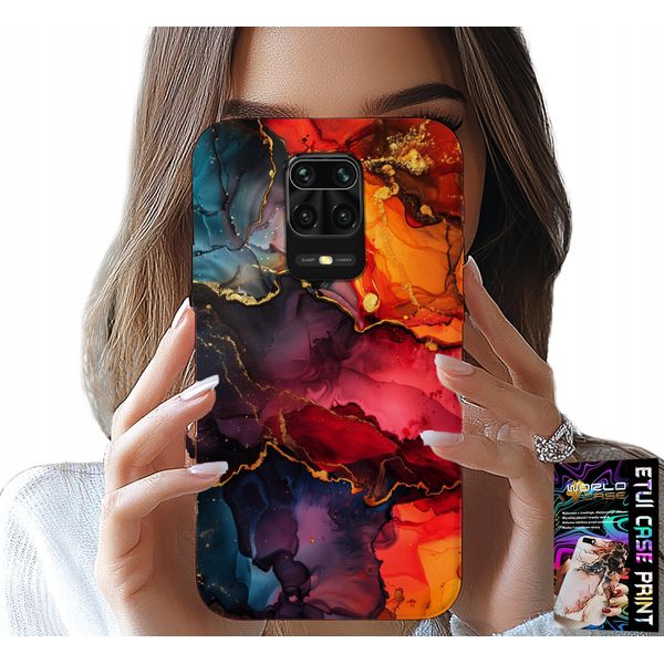 Custodia Per Xiaomi Note 9 Pro / 9S - Motivi In Pietra, Custodia + Vetro-image
