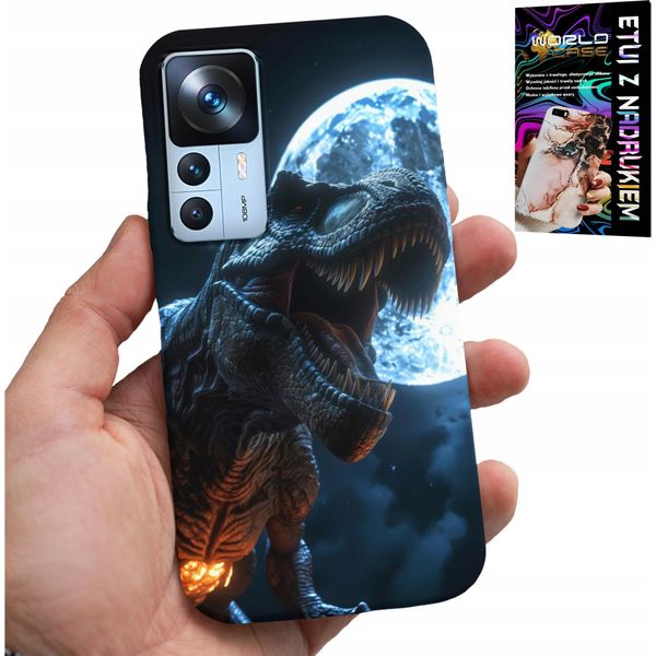 Custodia Per Xiaomi 12T / 12T Pro - Custodia Cover Dinosauro Tiranosauro-image