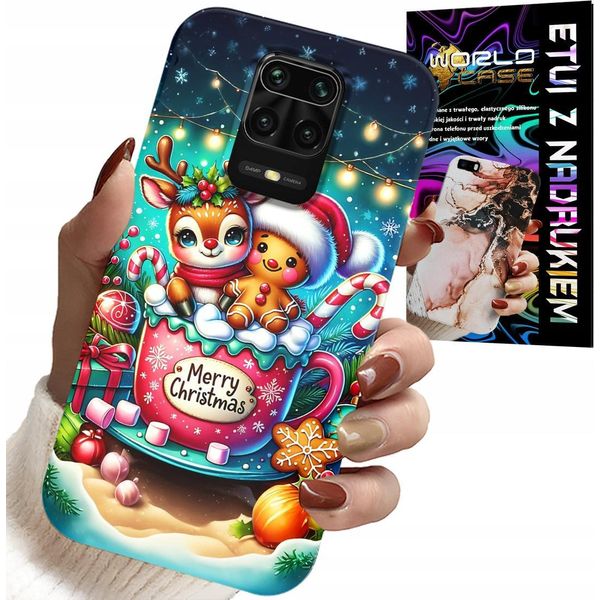Custodia Per Xiaomi Note 9 Pro / 9S - Renna Pan Di Zenzero Buon Natale-image