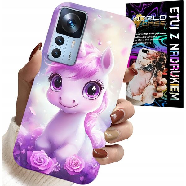 Custodia Per Xiaomi 12T / 12T Pro - Simpatici Disegni Di Unicorni Per Bambini-image