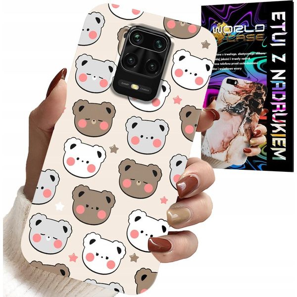 Custodia Per Xiaomi Note 9 Pro / 9S - Orsetto Per Bambini + Vetro-image