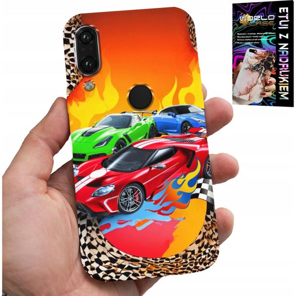 Custodia Per Xiaomi Note 7 - Per Bambini, Auto Da Corsa + Vetro-image