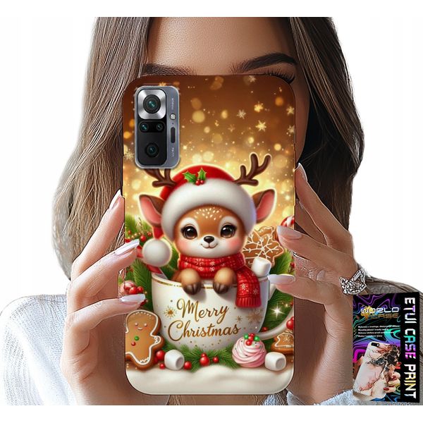 Custodia Per Xiaomi Note 10 Pro - Dolce Renna Motivo Natalizio-image