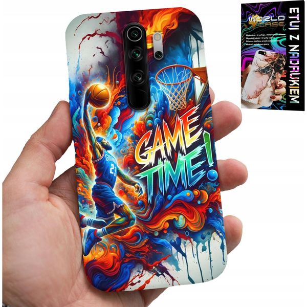 Custodia Per Xiaomi Note 8 Pro - Basket Nba Game Time, Custodia + Vetro-image