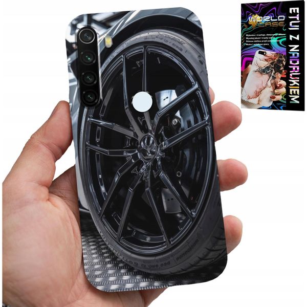 Caso Per Xiaomi Nota 8T - Cerchio Auto Sportiva Auto Ventilatore + Vetro-image