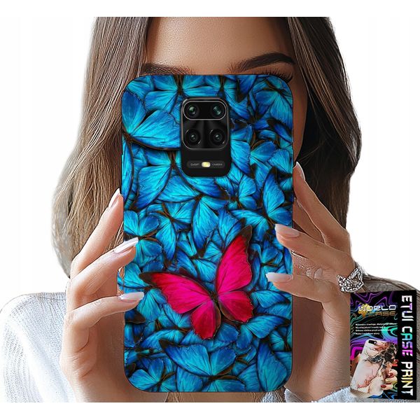 Custodia Per Xiaomi Note 9 Pro / 9S - Farfalla Blu, Farfalla, Motivi Femminili-image