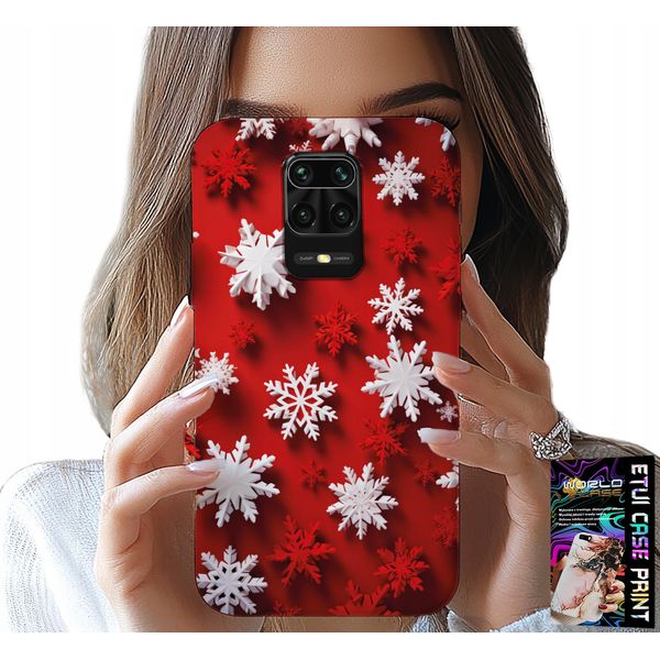 Custodia Per Xiaomi Note 9 Pro / 9S - Fiocchi Di Neve, Neve, Stelle, Vacanze-image