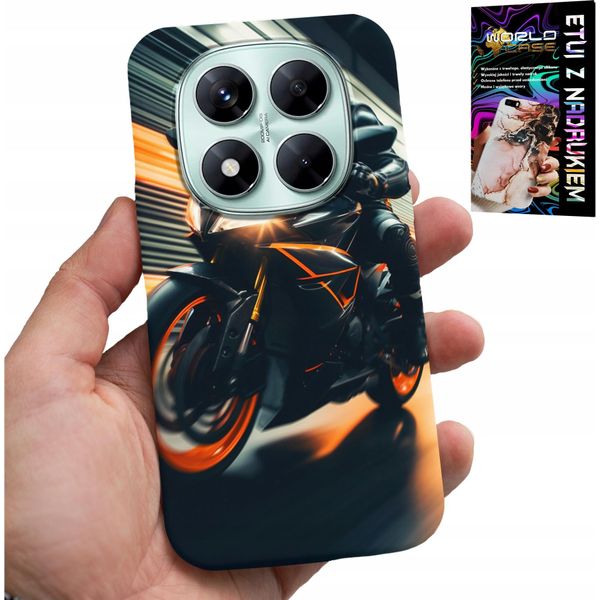 Custodia Per Xiaomi Note 14 Pro 5G - Moto Fan Moto + Vetro-image