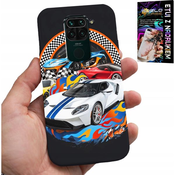 Custodia Per Xiaomi Note 9 - Auto Sportiva, Custodia Da Corsa + Vetro-image