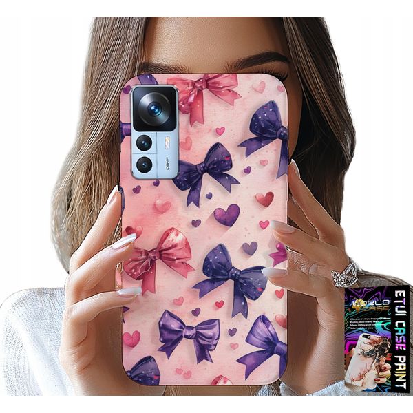 Custodia Per Xiaomi 12T / 12T Pro - Nastri Colorati + Vetro-image