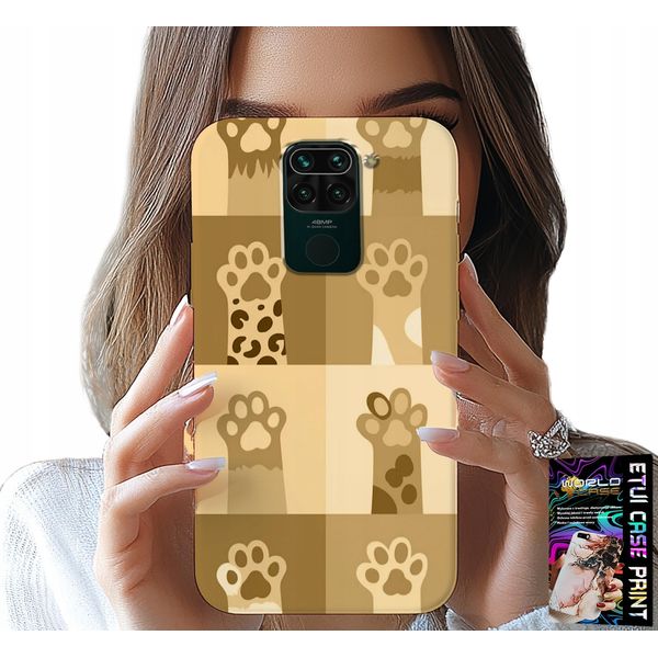 Custodia Per Xiaomi Note 9 - Gatto D'amore, Motivi Con Gatti, Zampe Di Gatto-image