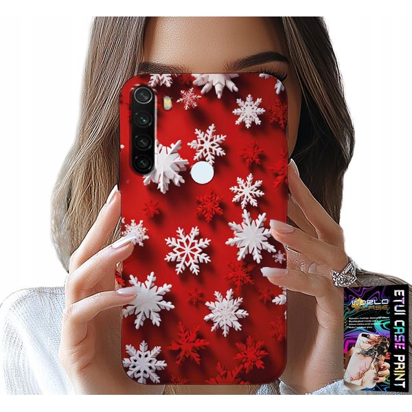 Custodia Per Xiaomi Note 8T - Fiocchi Di Neve, Neve, Stelle, Vacanze-image