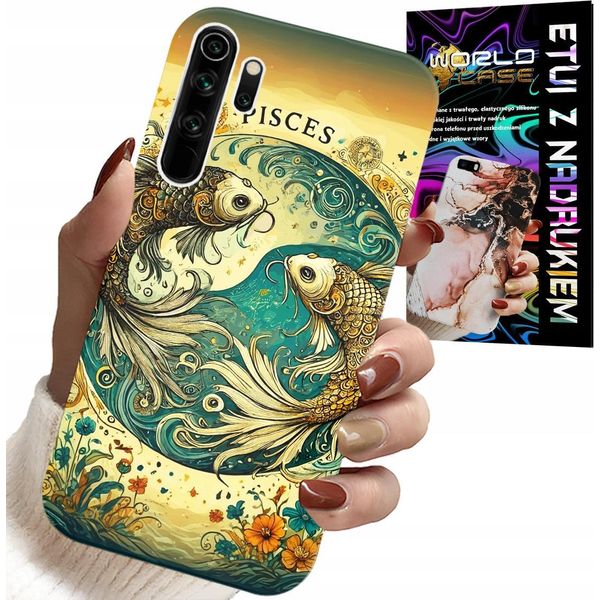 Custodia Per Xiaomi Note 8 - Segno Zodiacale, Pesce + Lamina-image