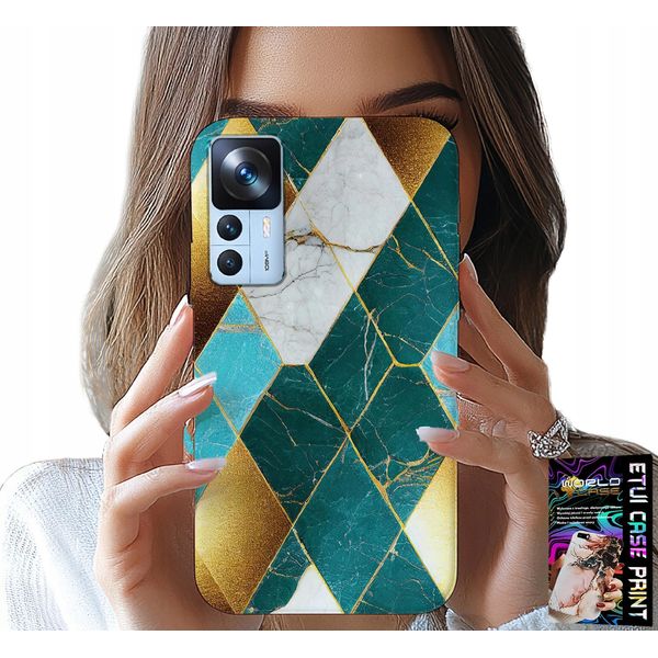 Custodia Per Xiaomi 12T / 12T Pro - Elegante Custodia Di Design + Pellicola-image