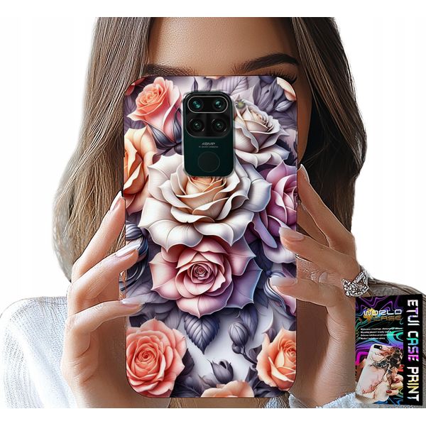 Custodia Per Xiaomi Note 9 - Motivi Floreali Rosa Fiori Custodia-image